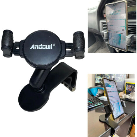 TRADE SHOP - Supporto Per Auto Cellulare 4.0 – 6.5″ Ganci Regolabili Multifunzionale Q-zj123 -