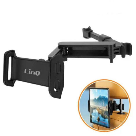 TRADE SHOP - Supporto Staffa Poggiatesta Sedile Posteriore Auto Per Smartphone Tablet Hd-2535 -