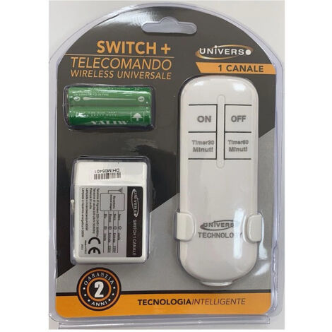 Trade Shop - Switch + Universal Wireless Remote Control 1 Te-a Smart Technology Channel -