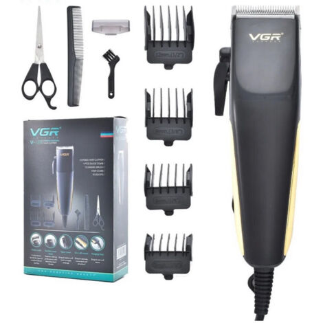 Trade Shop - TAGLIACAPELLEN MIT PROFESSIONAL ELEKTRISCHEN RASOIO TRIMMER PETTINI VGR V-128 -