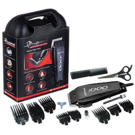 TRADE SHOP - Tagliacapelli Professionale Uomo Cura Dei Capelli Barba Pettini Con Filo Gm-1016 -