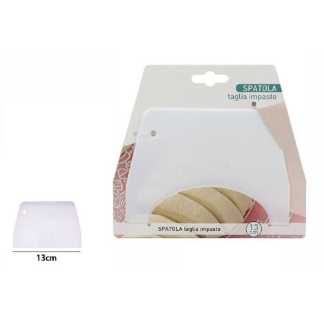 Trade Shop - Tagliapasta Spatola Taglia Pasta Impasto En Plastica Dolci Cucina Da 13 Cm 66135 -