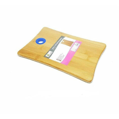 TRADE SHOP - Tagliere In Legno Naturale Tagliare Verdure Salumi Carne Bambù 25 X 17 Cm -