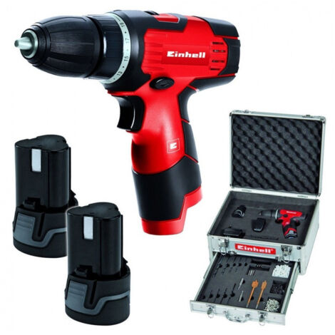 Trade Shop - Taladro Atornillador De Doble Batería De Litio Einhell Th-cd 12-2 Li Kit -