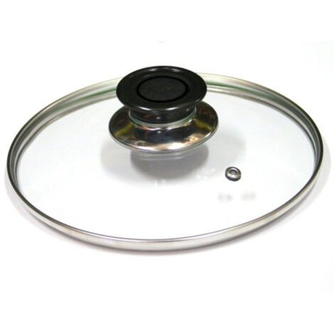 Trade Shop - Tapa De Cristal Templado Para Sartén Diámetro De La Cacerola - -26 Cm -