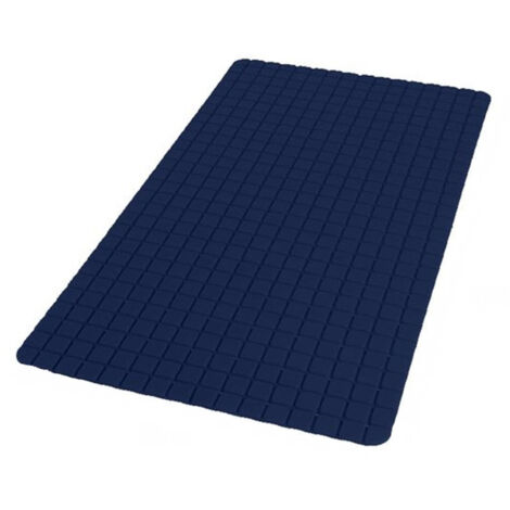 Trade Shop - TAPPEN TAPPEINO ANTISCIVOLOPER BAGNO ARREDO 69X39CM BLU MIT QUADRATINI 69899 -