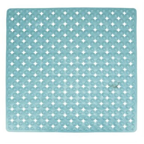 Trade Shop - TAPPER TAPPETINO ANTISCIVOLO FÜR WAREN DOCCIA 52 X 52 CM AZZURRO 79760 -