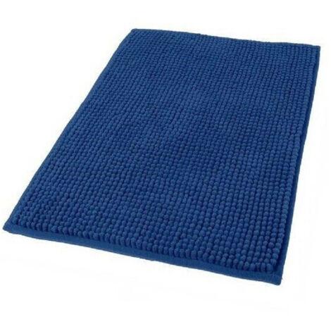 Trade Shop - TAPPETINO ANTISCIVOLOPER BAGNO ARREDO 45 X 75 CM BLU IN ALL 69866 -
