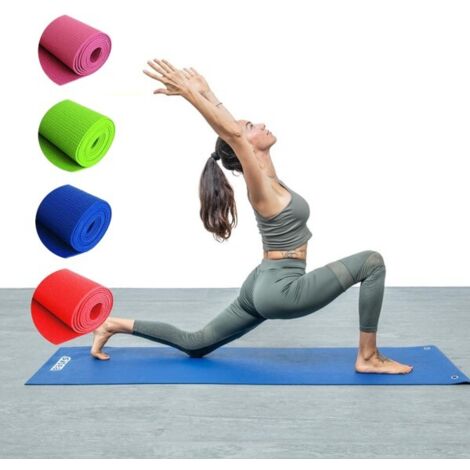 Trade Shop - TAPPETINO YOGA IN NBR 61X183X1 CM AEROBICA FITNESS PILATE PALESTRA -