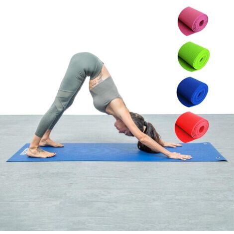 Trade Shop - TAPPETINO YOGA IN PVC 61X173X0.3 CM AEROBICA FITNESS PILATE PALESTRA -