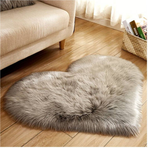 Trade Shop - TAPPETO CUTE CUTE PELLICCIA FLUFFY VARI COLOURS LIVING STANZA DA LETTO 70X90 CM -