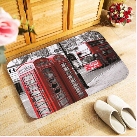 TRADE SHOP - Tappeto Stampato Zerbino Bagno Antiscivolo Doccia Varie Fantasie E Colori 40x60 -