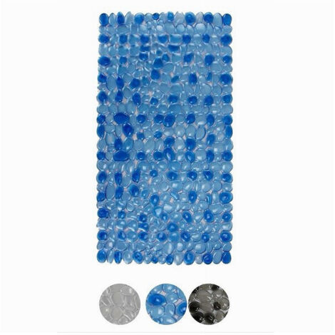 TRADE SHOP - Tappeto Tappetino Pvc Sassi Antiscivolo Per Vasca Da Bagno Doccia 68x38cm 59455 -