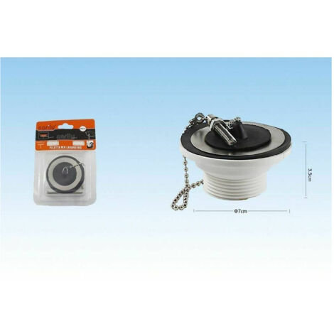 Trade Shop - Tappo Piletta Per Lavabo Bidet Lavandino Scarico Dt-d23 7 X 3.5 Cm 52552 -