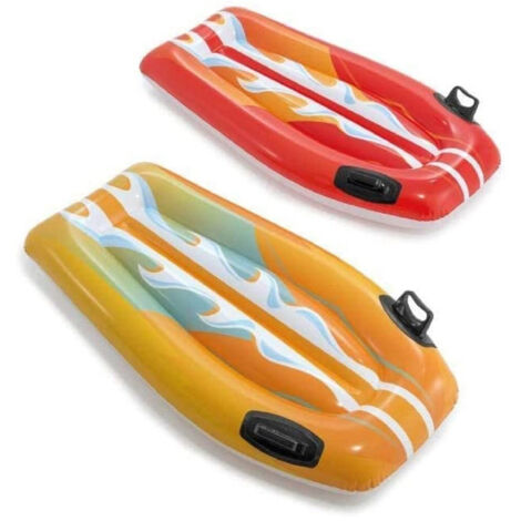 Trade Shop - Tavola Nuoto Surf Gonfiabile Con Maniglie 112x62cm Mare Fantasie Assortite 58165 -