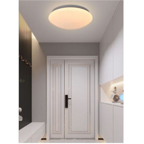 Trade Shop - Techo De Techo Redondo Techo 18w Metal Plastic Light 6500k 4000k 3000k C01-18 -