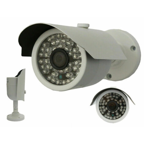 Trade Shop - Telecamera Camera Ahd 1080p Videosorveglianza 48led Ir 3.0 Mp 3.6mm -
