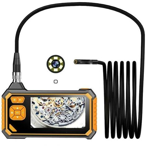 Endoscopio Industriale,Telecamera Ispezione Tubi Endoscopica 1080P  HD,Schermo LCD da 4,3 Pollici,Sonda Telecamera Impermeabile with 8 LED,5M  Cavo semirigido,IP67 Impermeabile : : Auto e Moto