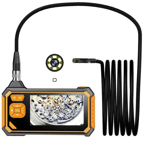 TRADE SHOP - Telecamera Endoscopica 5 Mt Monitor Sonda 4.3 Pollici Videocamera Impermeabile -