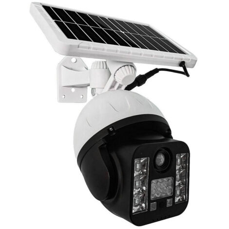 Trade Shop - TELECAMERA FINTA SAFETY LAMPADA SOLARE MIT SENSOR MOVEN 60 W LED -