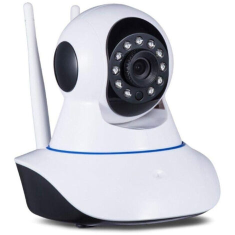 TRADE SHOP - Telecamera Ip Camera Hd 720p Wireless Led Ir Lan Motorizzata Wifi Rete Internet -