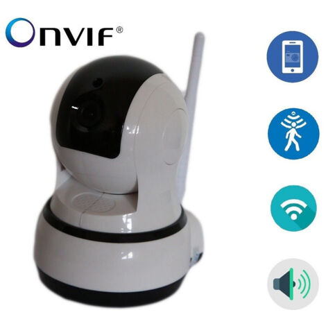 TRADE SHOP - Telecamera Ip Motorizzata Wireless Led Ir Hd 720p Wifi Rete Lan Onvif -