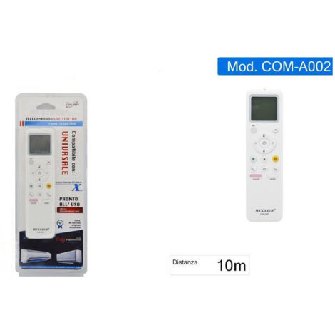 TRADE SHOP - Telecomando Sostitutivo Universale Condizionatore Facile Programmazione Com-a002 -
