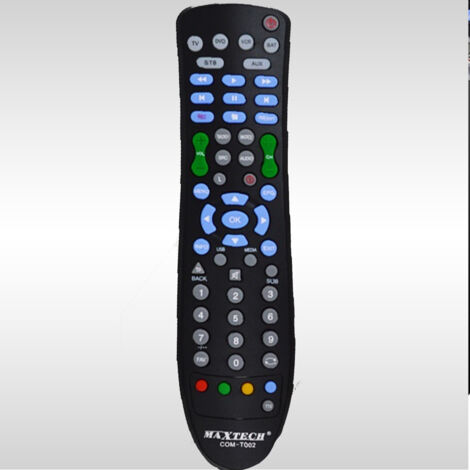 Trade Shop - Telecomando Universale Programmabile 6in1 Per Tutte Le Tv Dvb-t Dvd Sat Aux Vcr -