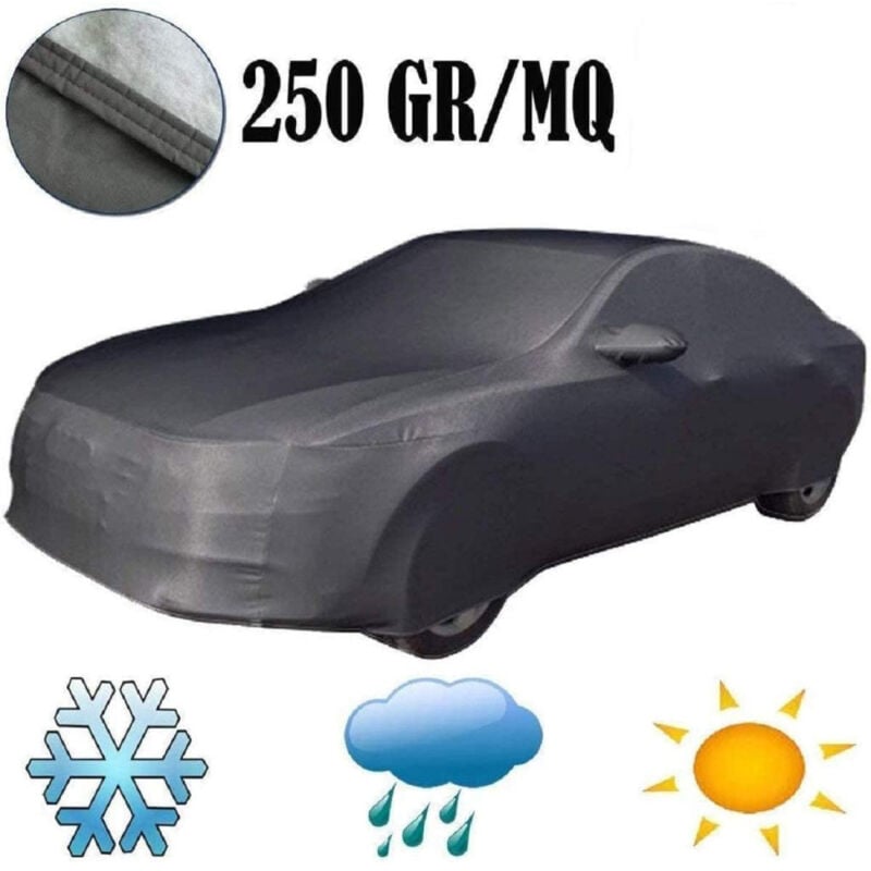 Image of Telo Auto Impermeabile Copri Macchina Copertura Anti Pioggia Sole Resistente - l - Trade Shop Traesio