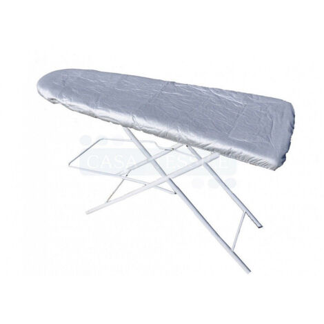 TRADE SHOP - Telo Copriasse Copertura Asse Da Stiro Tavolo Da Stiro 140x50cm Metallizzato -