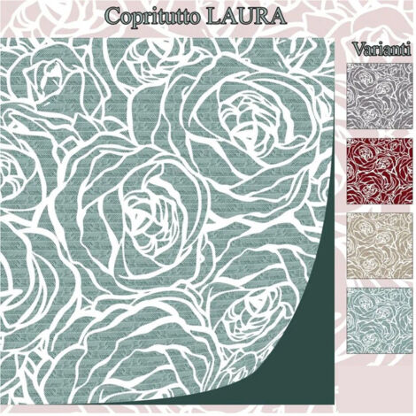 TRADE SHOP - Telo Copritutto Foulard Multiarredo Divano Letto Poltrona Vari Colori Laura -
