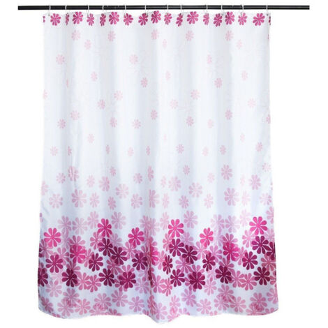 TRADE SHOP - Tenda Doccia Antimuffa Fantasia Impermeabile 180 X 180 Cm Con Anelli Bagno -