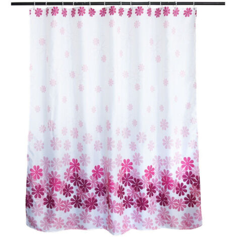 Trade Shop - Tenda Doccia Antimuffa Fantasia Impermeabile 180x180cm Con Anelli Bagno -