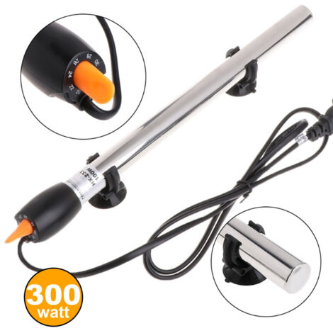 Trade Shop - TERMO RESCALDATOR FÜR ACQUARIA 300 W TERMOREGOLATORE MIT TERMOSTA -