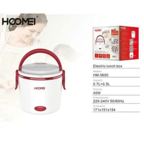 Trade Shop - TERMOS FÜR LEBENSMITTEL 40W 0.7LT+0.5LT ELECTRICAL PRANZI HM-5650 -