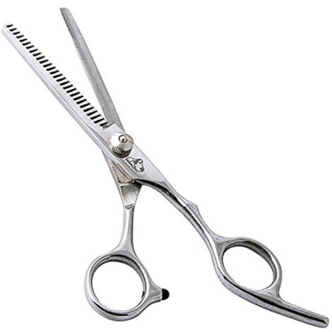 Trade Shop - Tijeras Dentadas Para Recortar El Pelo De Perros Y Gatos Doble Hoja -