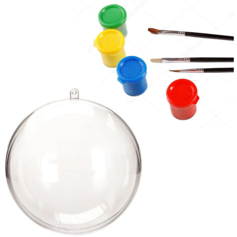 Trade Shop - Titu 6 Palls Transparentos De 8 M Con Temeping Y Pennellations -