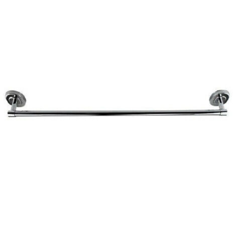 Trade Shop - Toallero De Pared De Acero Fijación Baño Con Tornillos De Cola 40cm 69195 -
