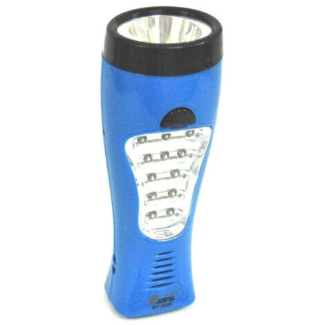 TRADE SHOP - Torcia Bt-3288 Led Luce Portatile Ricaricabile Con Radio Fm -
