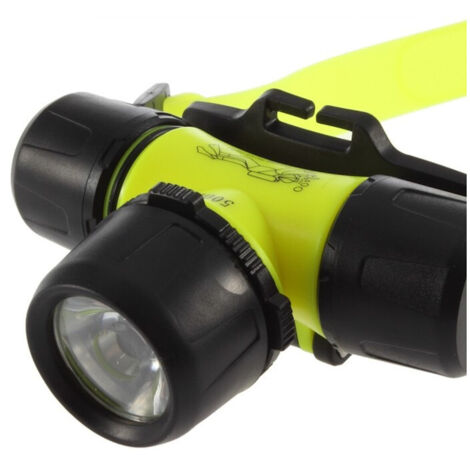 Trade Shop - Torcia Frontale Cree Led Subacquea Lampada Inclinabile Doppia Funzione Bl6800 -