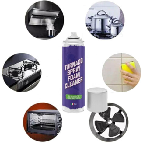 TRADE SHOP - Tornado Spray Bomboletta Spray Schiuma Magica Detergente Per La Pulizia Di Tutto -
