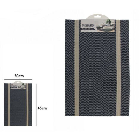 Trade Shop - TOVAGLIETTA TOVAGLIED AMERICAN CUCINA TAVOLA 30X45CM 72288 GRIGA -