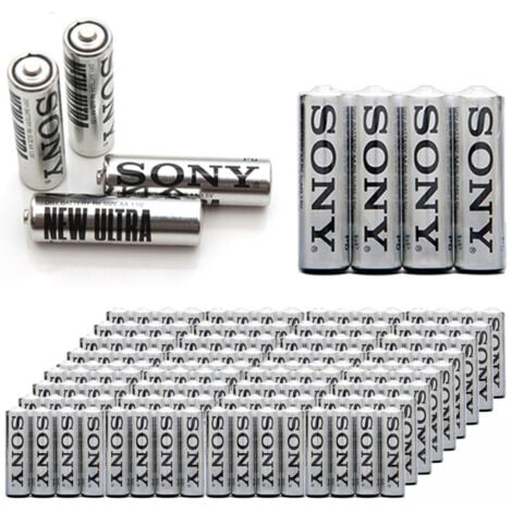 TrAdE Shop Traesio - 144 X Batterie Pile Ministilo Zinco Carbon Ultra Heavy Batteria Aaa R3 1,5v -