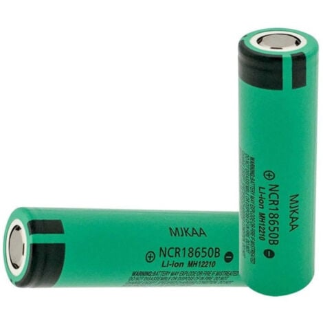 TrAdE Shop Traesio - 2 Batterie Pile Batteria Ricaricabile Ioni Di Litio 8800mah 3.7v Torce Led -