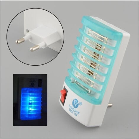 TrAdE Shop Traesio - Ammazza Zanzare Zanzariera Elettrica A Led Antisettico Alimentazione 220v 1w -