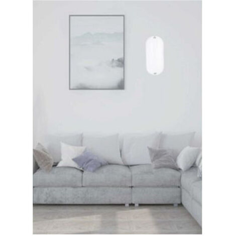 TrAdE Shop Traesio - Applique Lampada Tartaruga A Led 15 Watt Esterno Luce Fredda Naturale Calda Es67 - -Bianco Naturale -