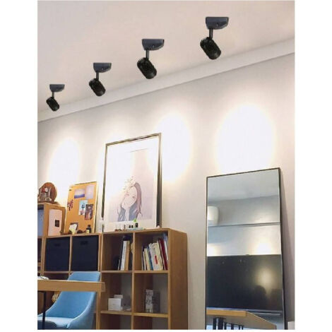 TrAdE Shop Traesio - Applique Soffitto Led Cob 11 W Faretto Proiettore Luce 3000k 6500k 4000k F11w-h - -Bianco Caldo      -