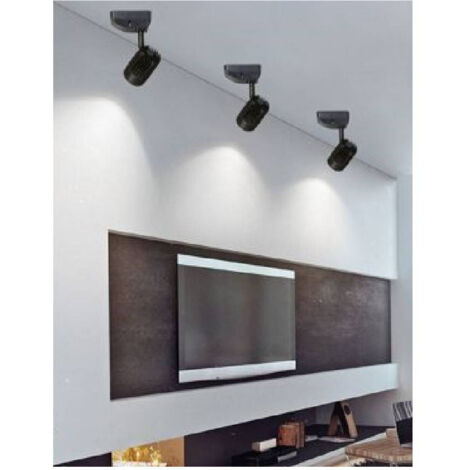 TrAdE Shop Traesio - Applique Soffitto Led Cob 11 W Faretto Proiettore Luce 3000k 6500k 4000k F11w-h - -Bianco Freddo -