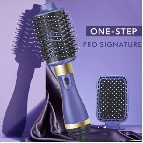 TrAdE Shop Traesio - Asciugacapelli Styler Volumizzante 2 In 1 Professionale Spazzola Elettrica Ad Aria Calda -