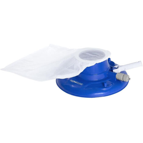 TrAdE Shop Traesio - Aspiratore Foglie Detriti Pulizia Per Piscina Aquasuction Con Ruote Spazzole 8 Getti 58657 -